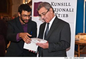 Minister Evarist Bartolo at Book Fair