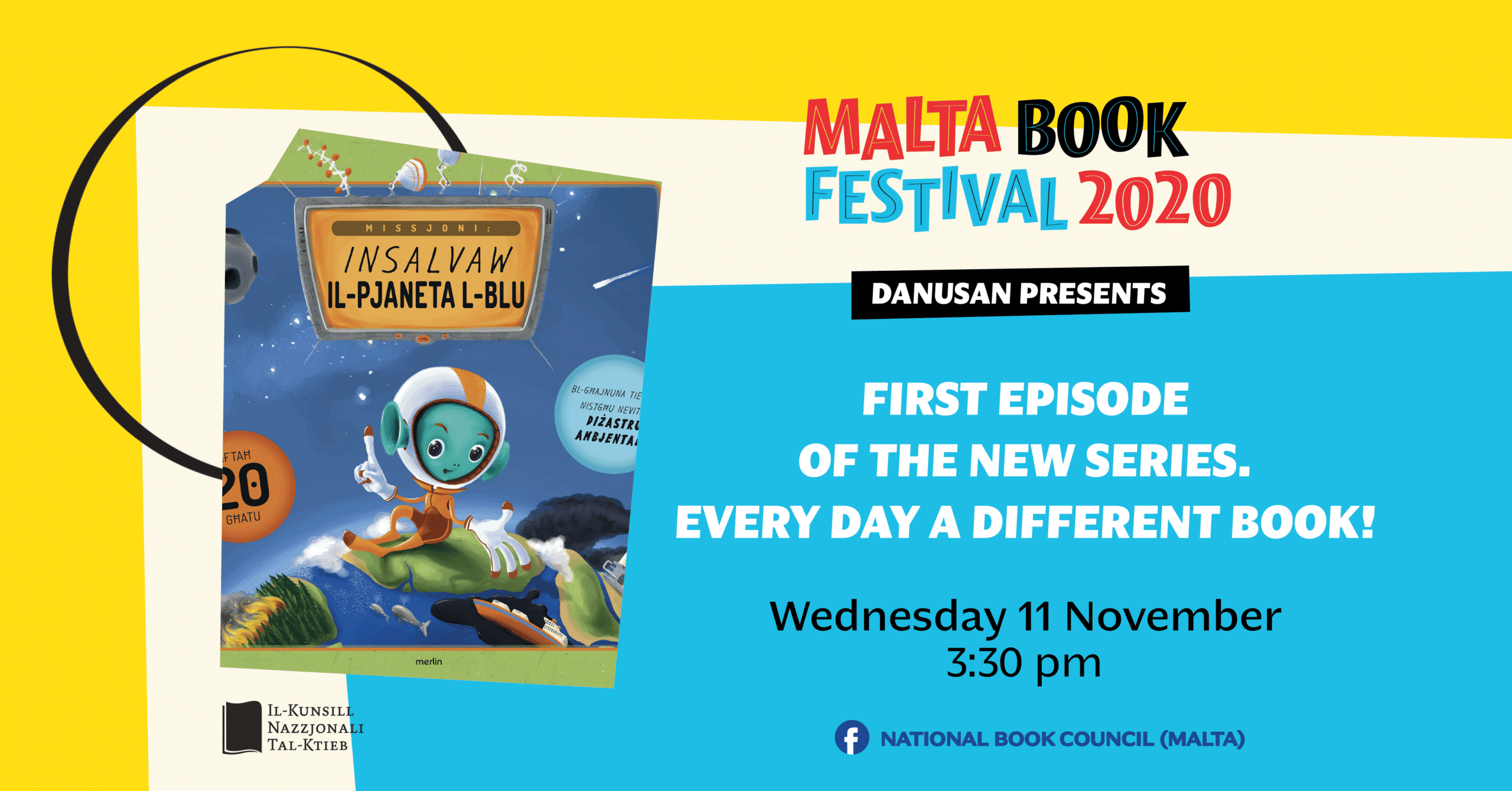 Insalvaw il-Pjaneta l-Blu – First episode of the new series by Danusan: every day a different book! – NBC