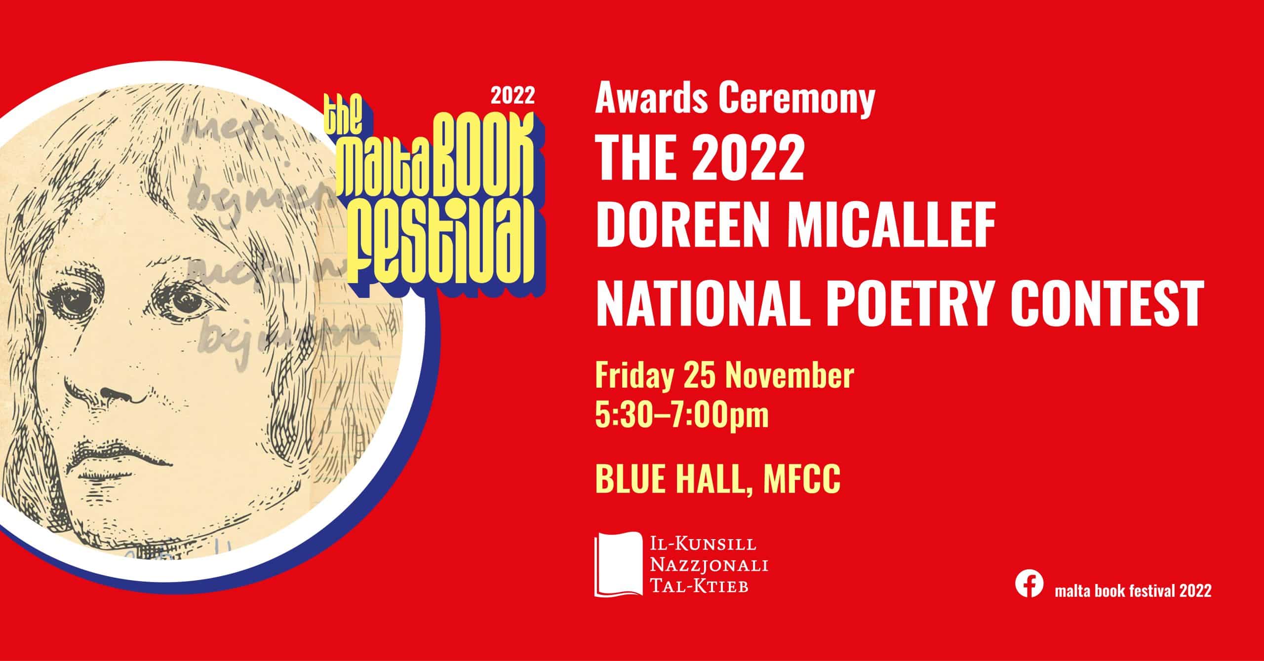 The 2022 Doreen Micallef National Poetry Contest: Awards Ceremony – NBC – Blue Hall (MT)