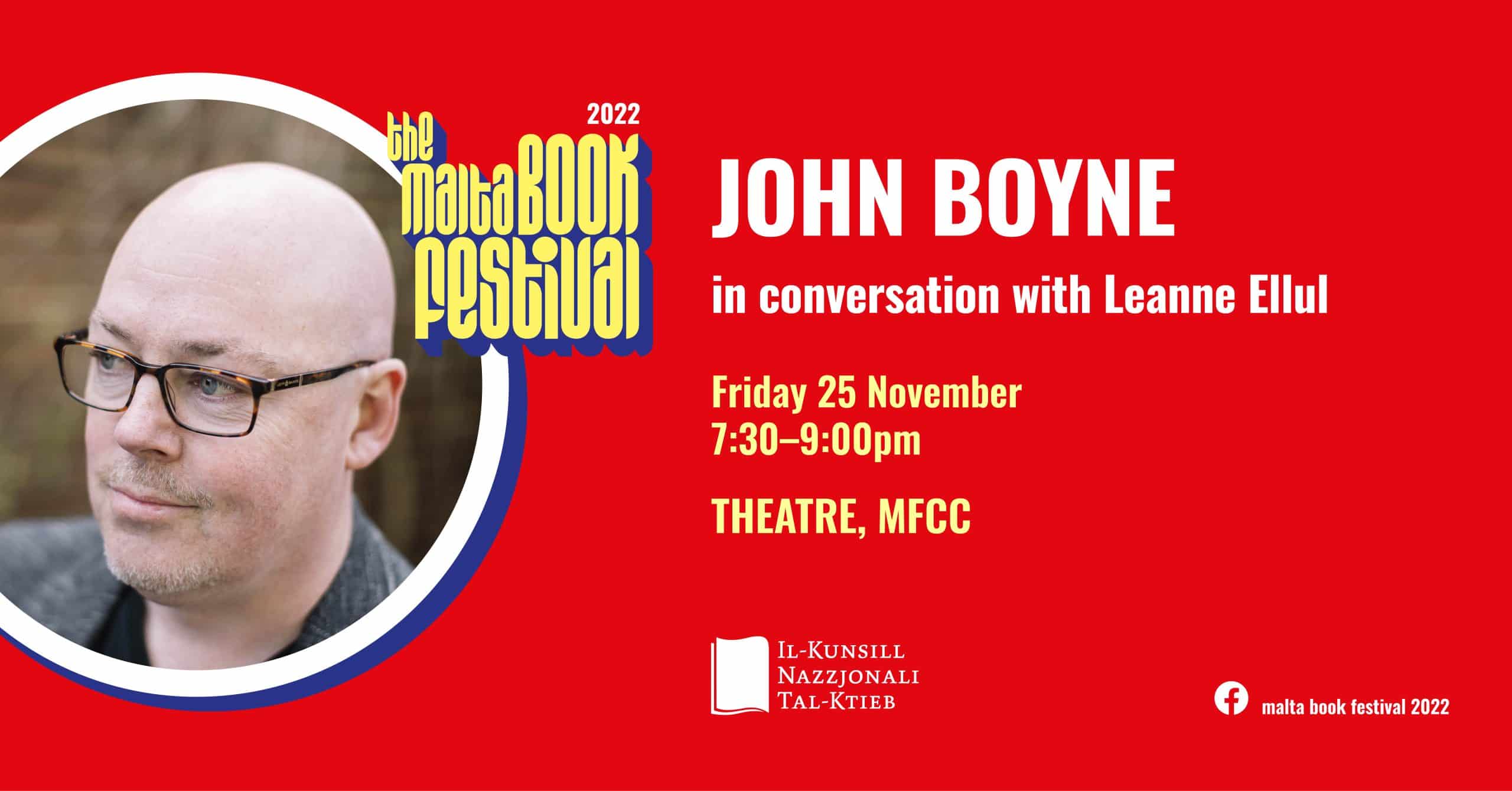 John Boyne f’konverżazzjoni ma’ Leanne Ellul – NBC – Theatre (EN)