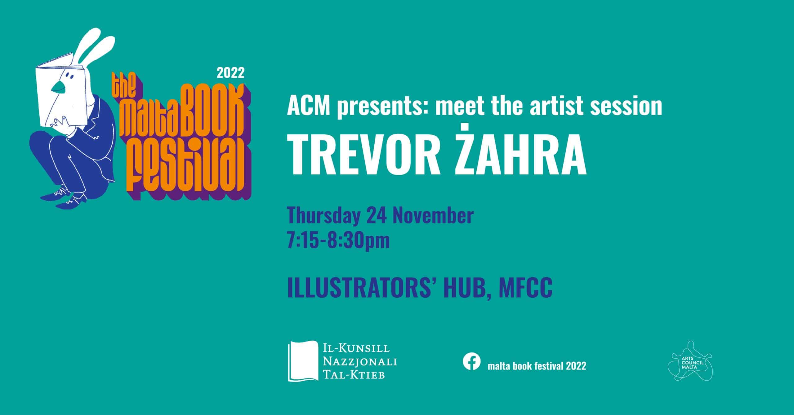 Meet the Artist Session with Trevor Żahra – Arts Council Malta – Illustrators’ Hub (MT)