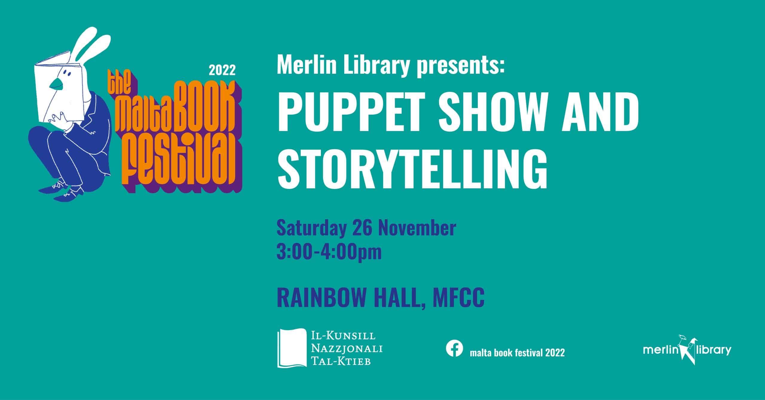 Puppet show and storytelling – Merlin Library – Rainbow Hall (MT)