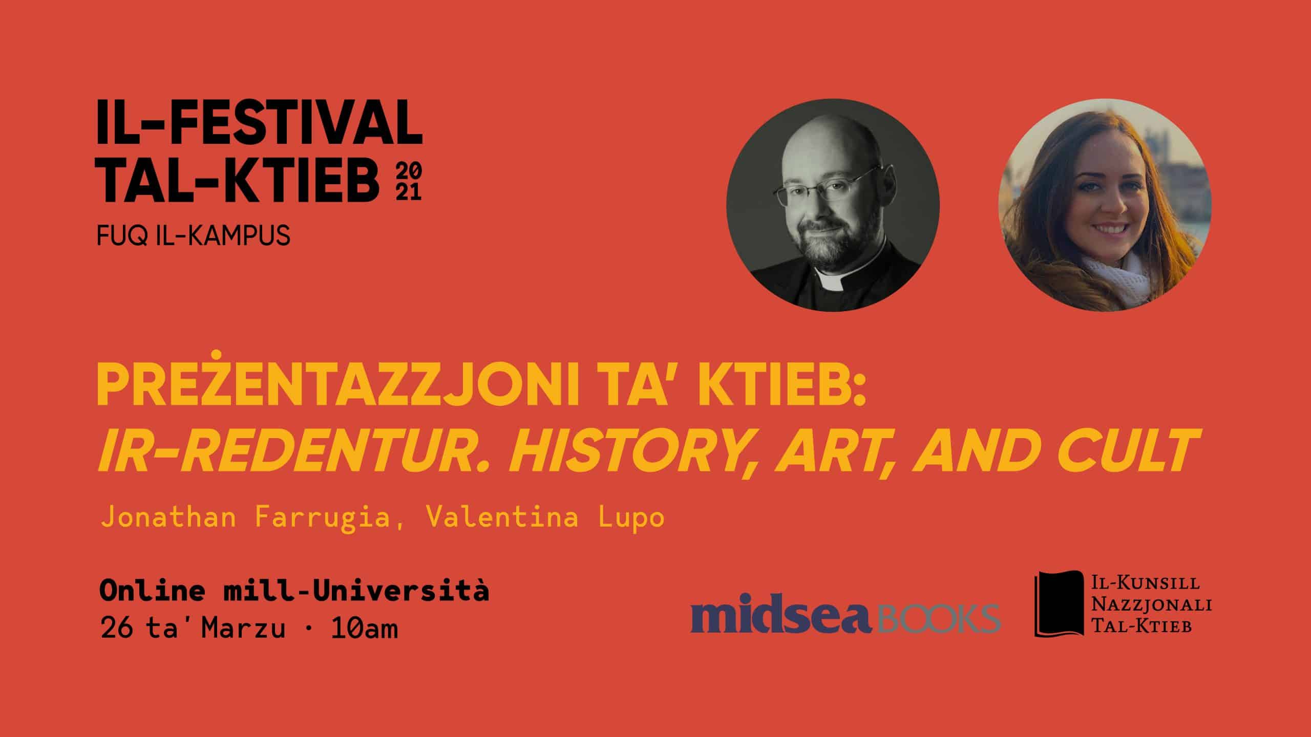 Preżentazzjoni ta’ ktieb: ‘Ir-Redentur: History, Art, Cult’ ta’ Jonathan Farrugia (ed.) – Midsea Books