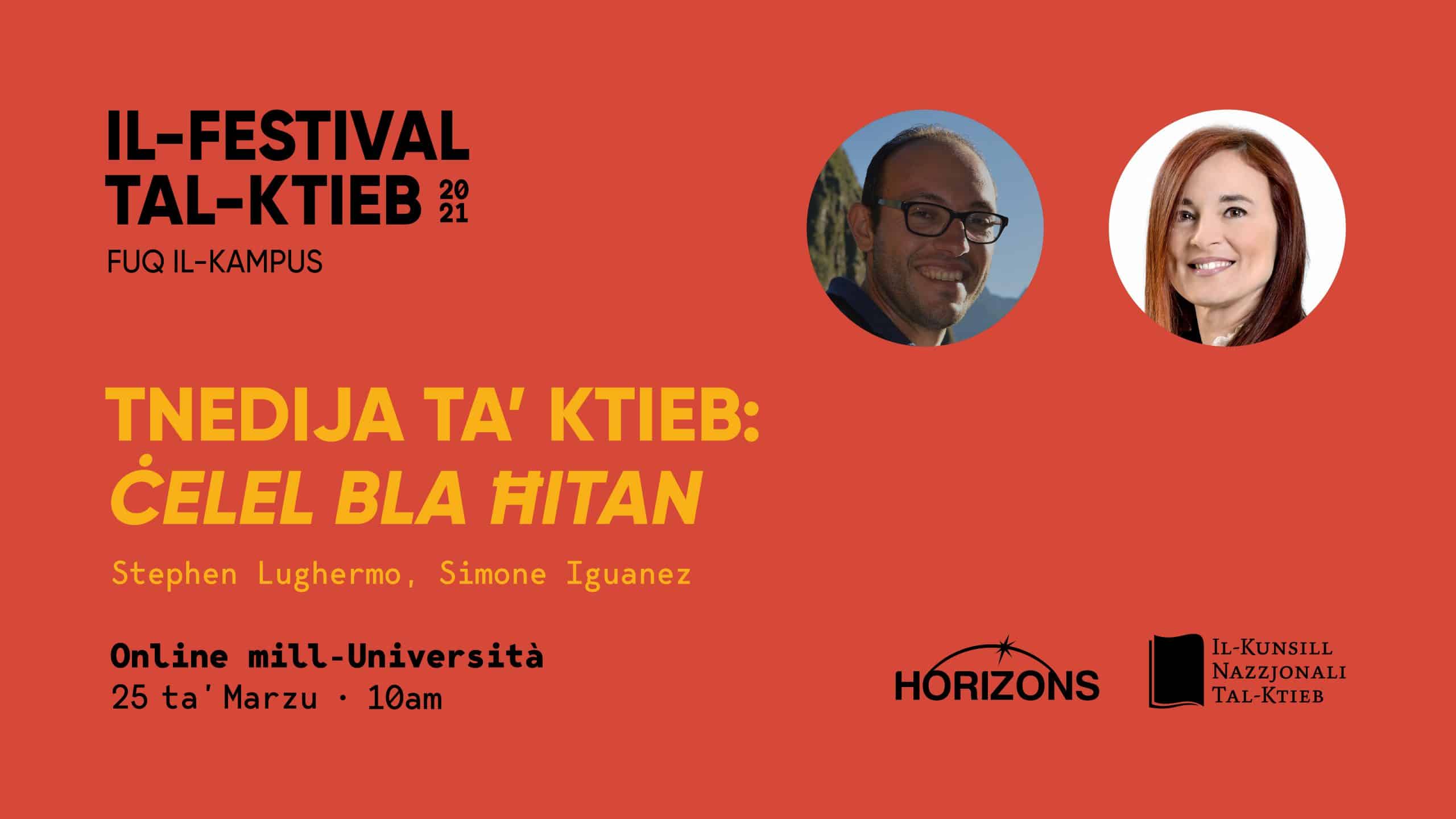 Tnedija ta’ ktieb: ‘Ċelel Bla Ħitan’ – Horizons