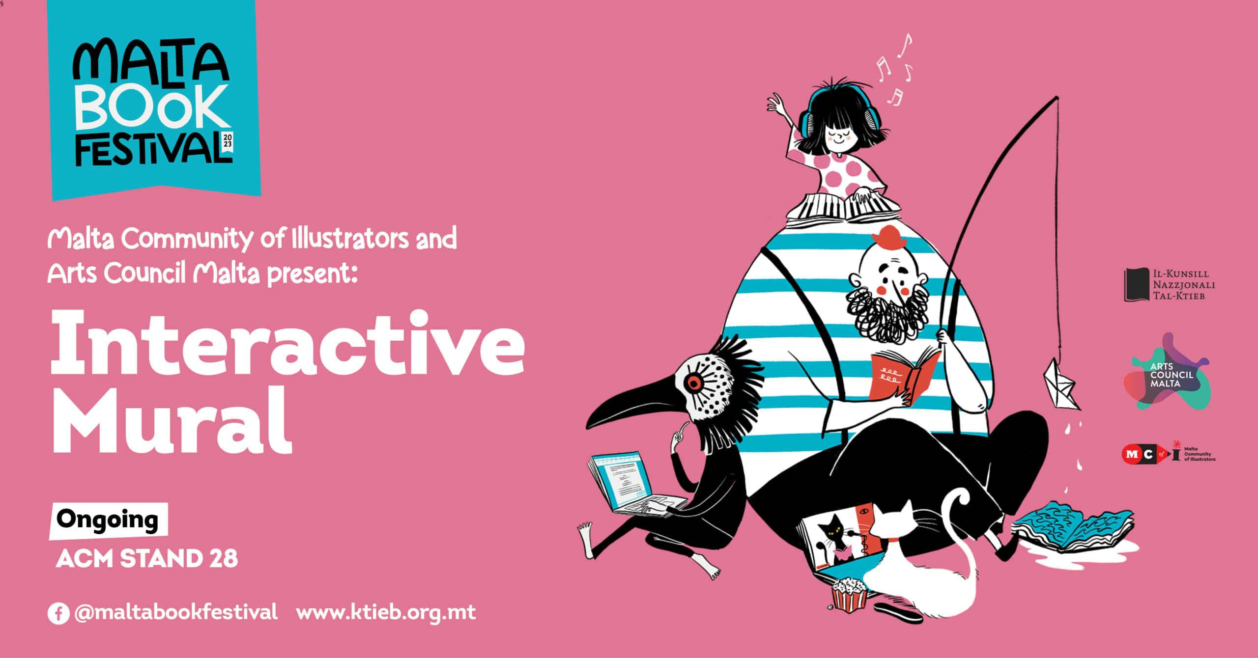 Mural Interattiv tal-Malta Community of Illustrators