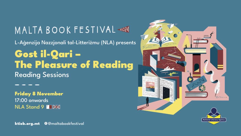 The Pleasure of Reading: Reading Sessions – National Literacy Agency (NLA) – NLA Stand 9  /