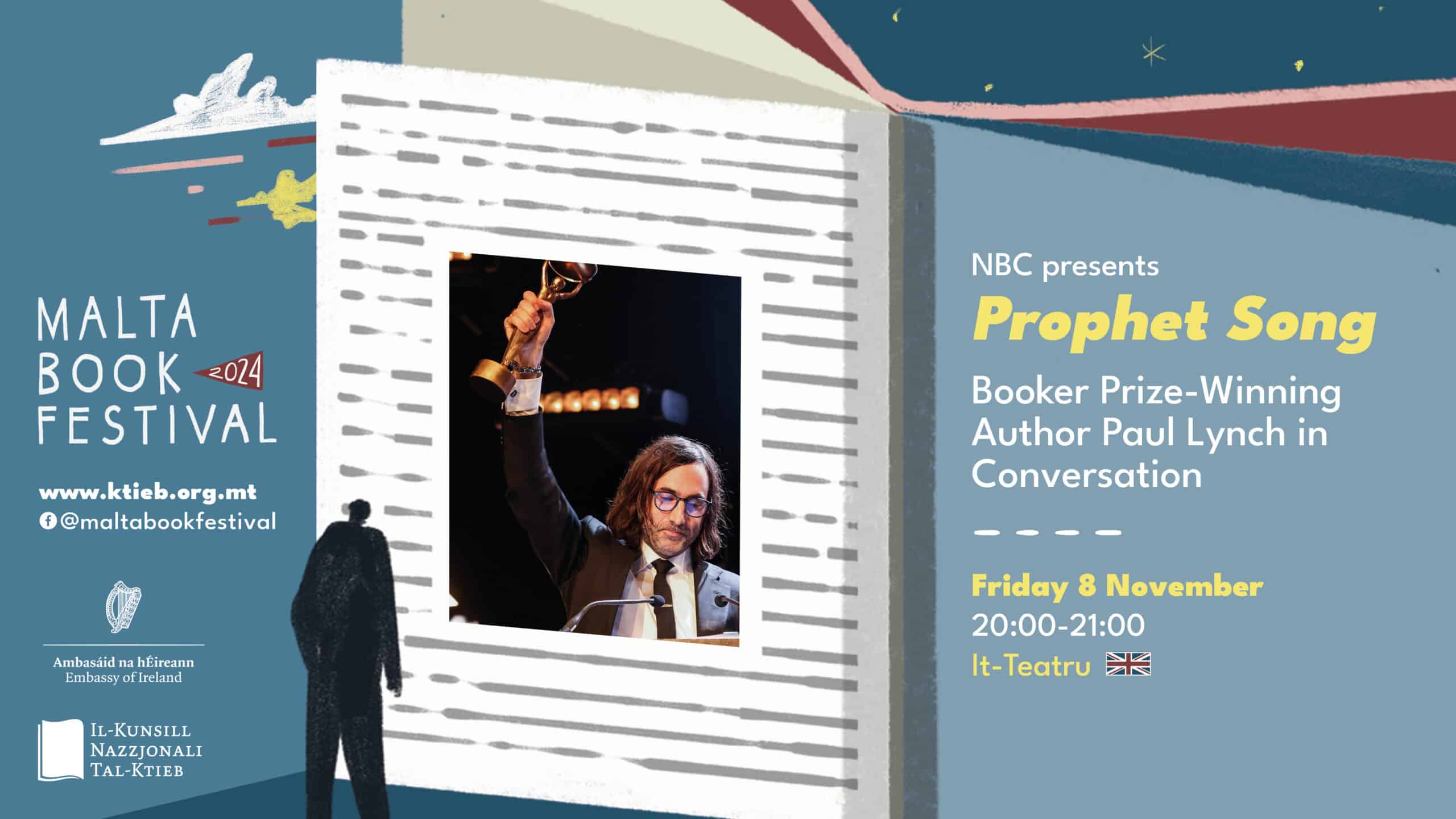 ‘Prophet Song’: Kelma mal-Awtur Paul Lynch, Rebbieħ tal-Premju Booker – KNK – It-Teatru