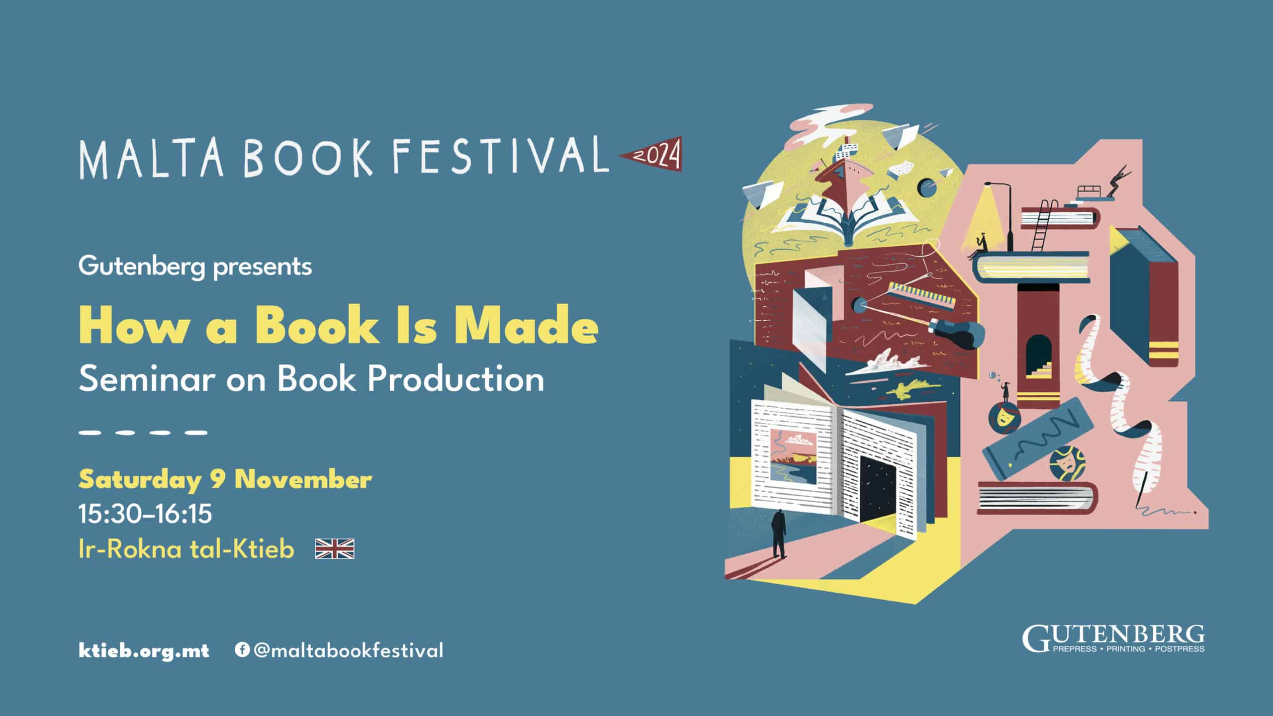 How a Book Is Made – Gutenberg Press – Ir-Rokna tal-Ktieb