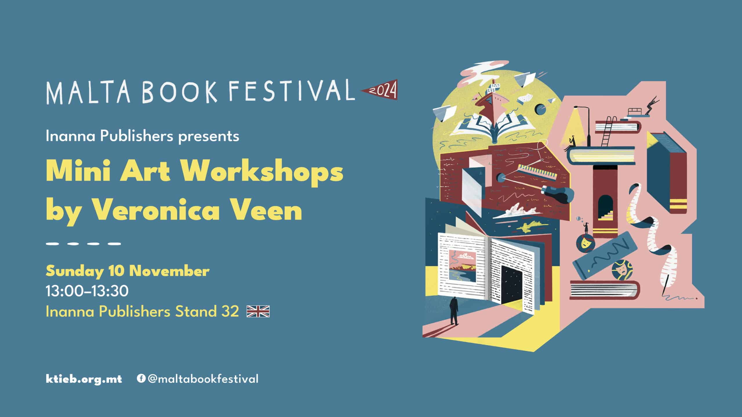 Mini Workshops Kreattivi – Inanna Publishers – Ikkanċellat