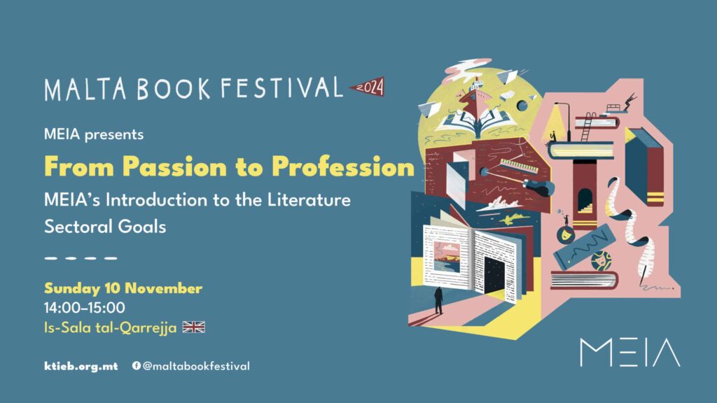 Mill-Passjoni għall-Professjoni: Introduzzjoni tal-MEIA għall-Għanijiet Settorjali Marbuta mal-Letteratura – MEIA – Is-Sala tal-Qarrejja