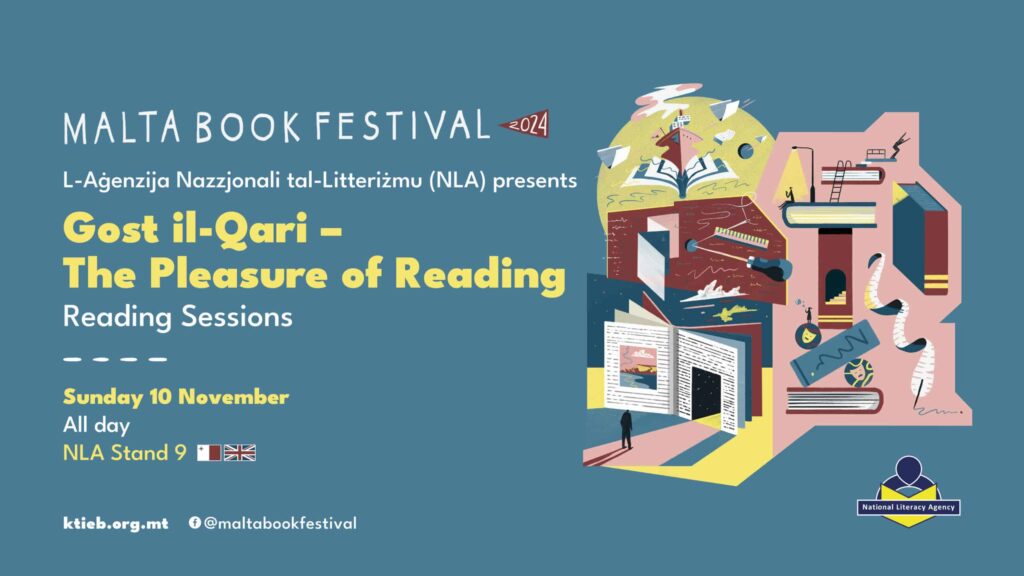 The Pleasure of Reading: Reading Sessions – National Literacy Agency (NLA) – NLA Stand 9  /