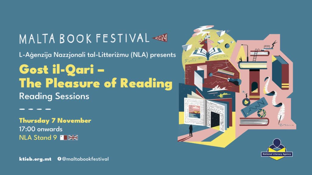 The Pleasure of Reading: Reading Sessions – National Literacy Agency (NLA) – NLA Stand 9  /
