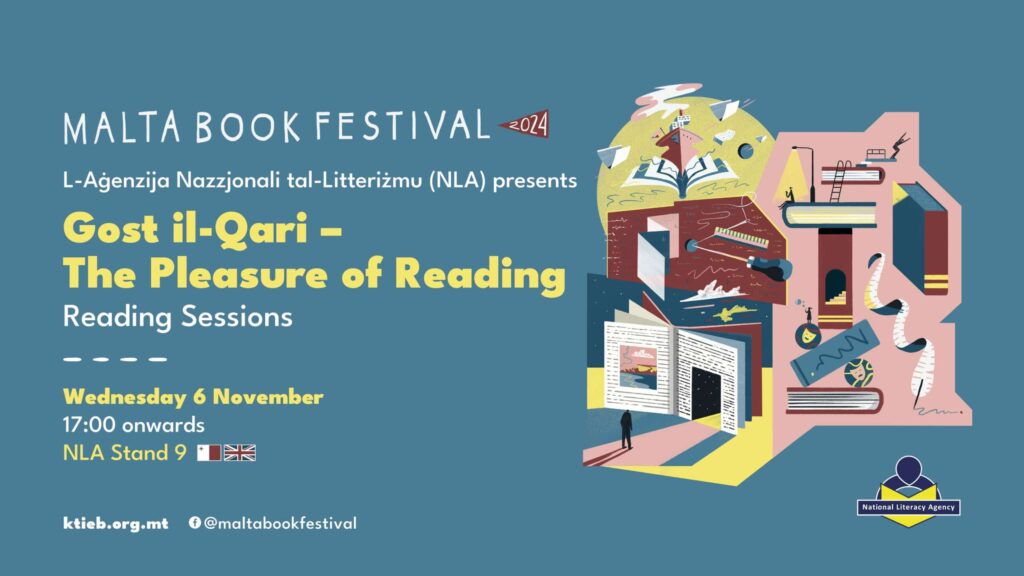 The Pleasure of Reading: Reading Sessions – National Literacy Agency (NLA) – NLA Stand 9  /