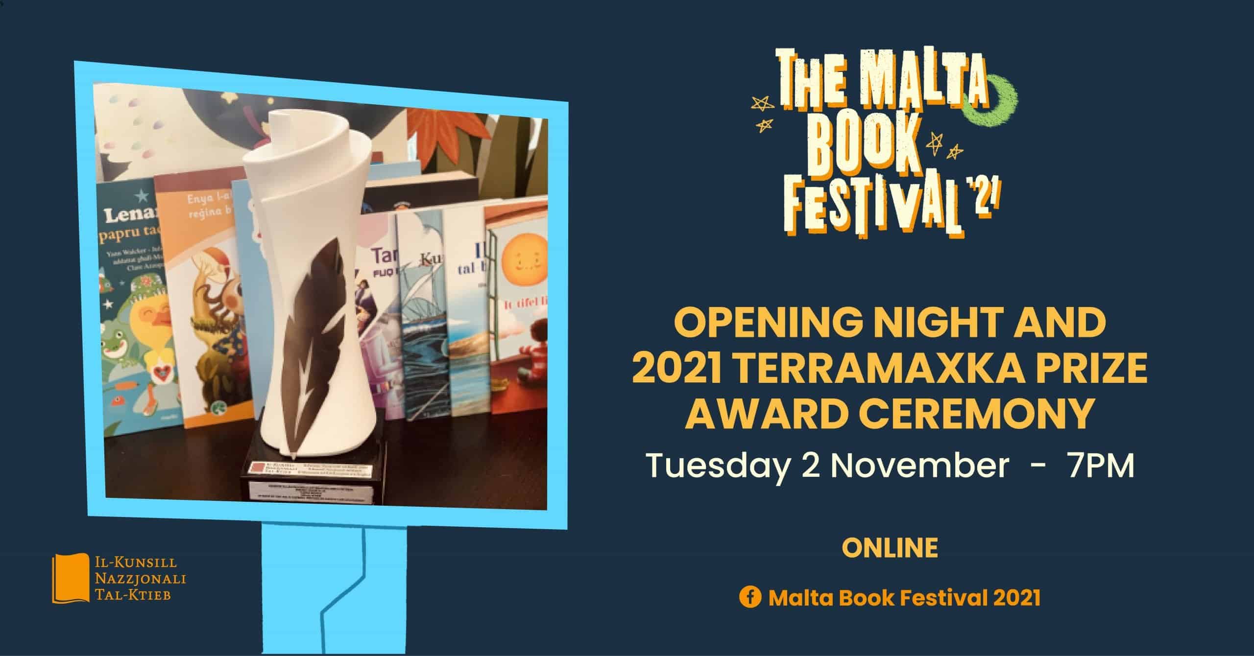 OPENING NIGHT AND 2021 TERRAMAXKA PRIZE AWARD CEREMONY – NBC