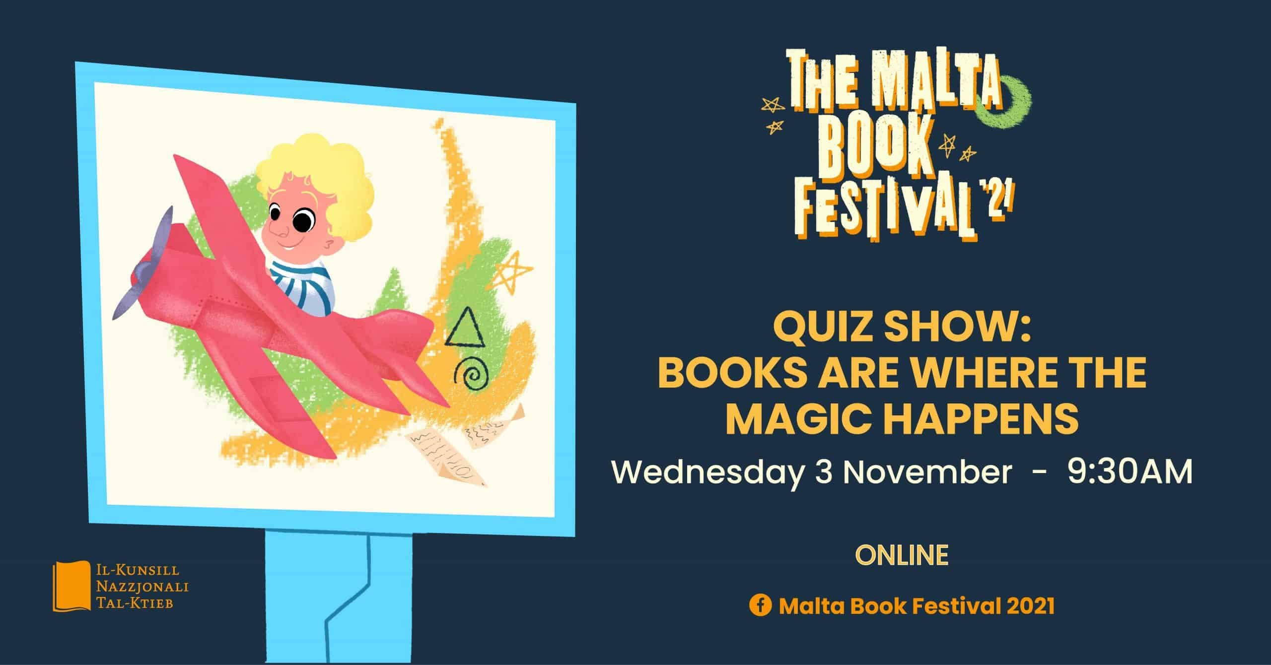 QUIZ SHOW:  BOOKS ARE WHERE THE MAGIC HAPPENS – NBC