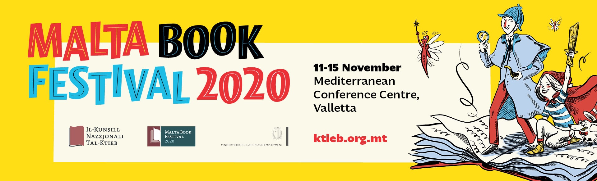 Image of The Malta Book Festival 2020 – release of the official poster