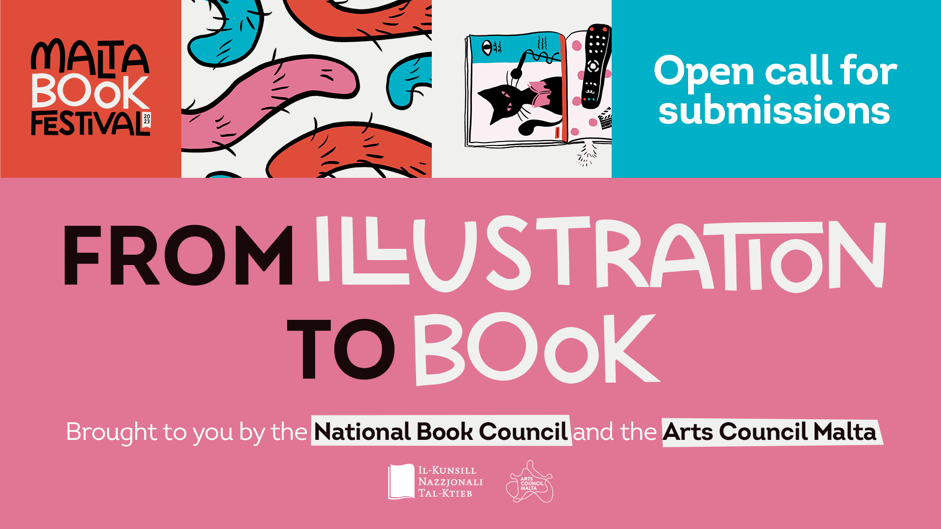 Image of Open Call for Submissions  –  ‘From Illustration to Book’ – 2023 Malta Book Festival